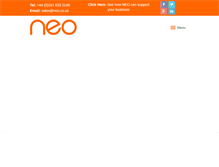 Tablet Screenshot of neo.co.uk